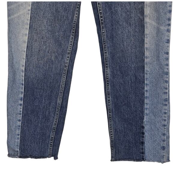 BDG Urban Outfitters Jessye Button Up Boheimian Two Tone Women's Jeans 28 - Picture 2 of 7